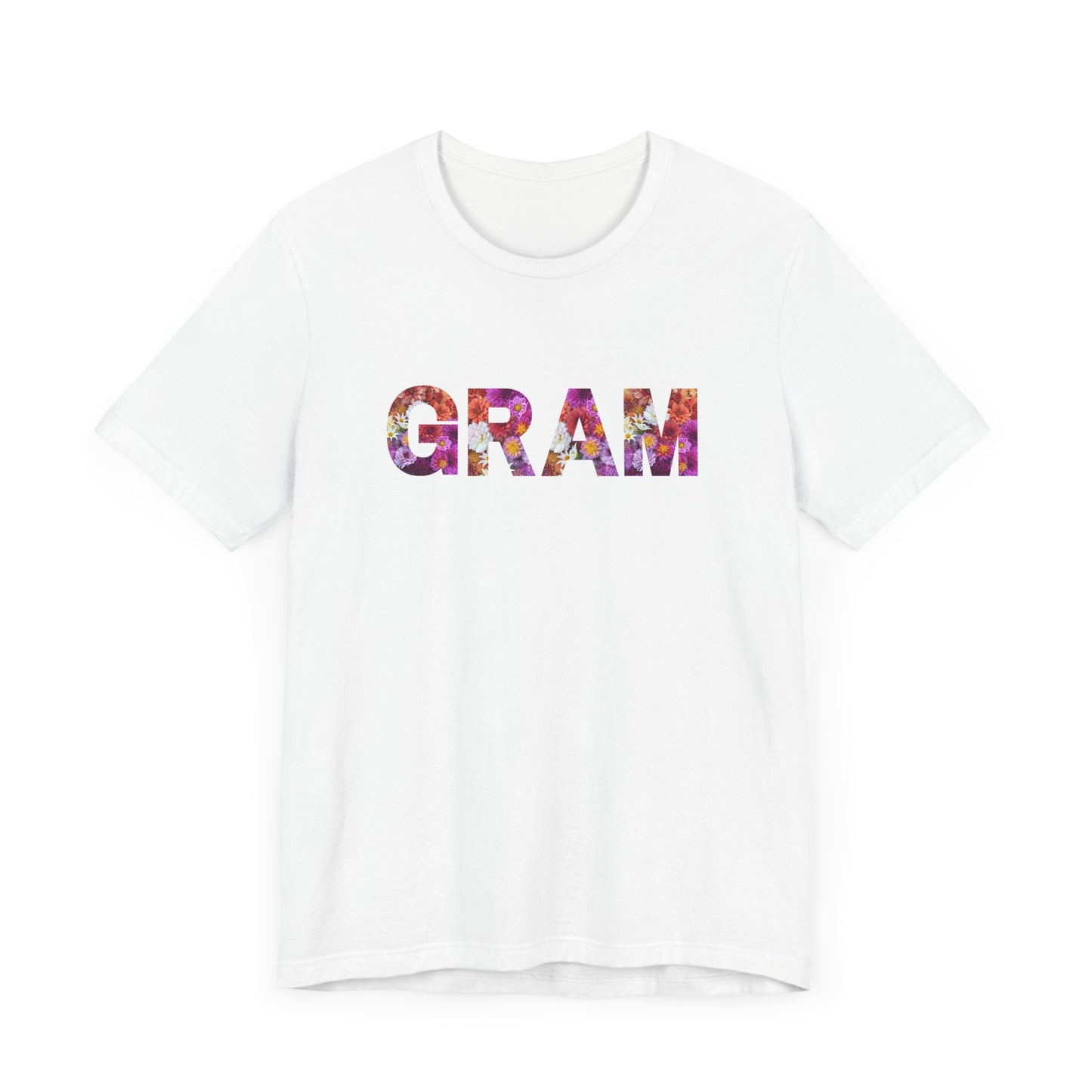 Floral Gram Tee - Perfect for Mother's Day, Gifts for Moms and Grandmas