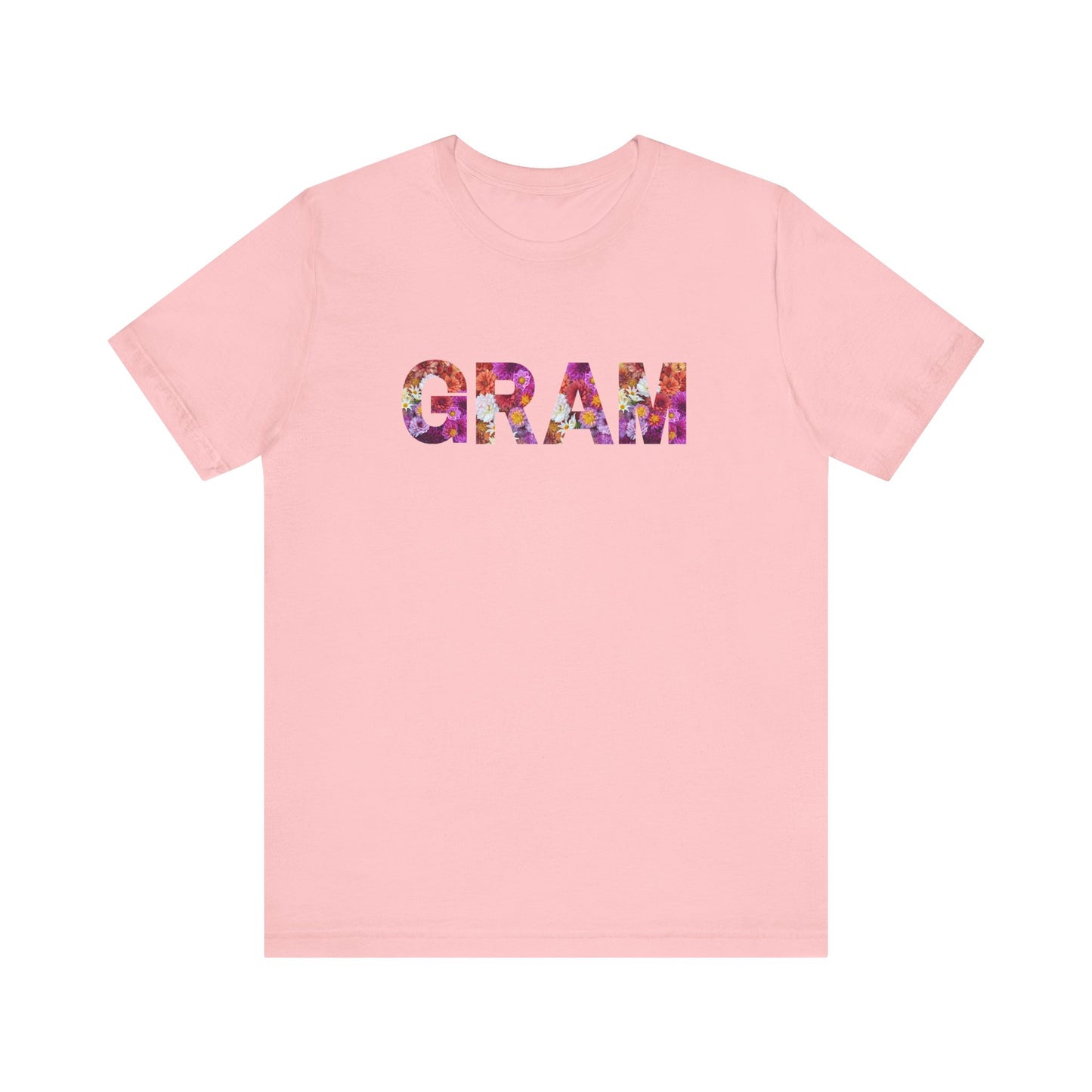 Floral Gram Tee - Perfect for Mother's Day, Gifts for Moms and Grandmas