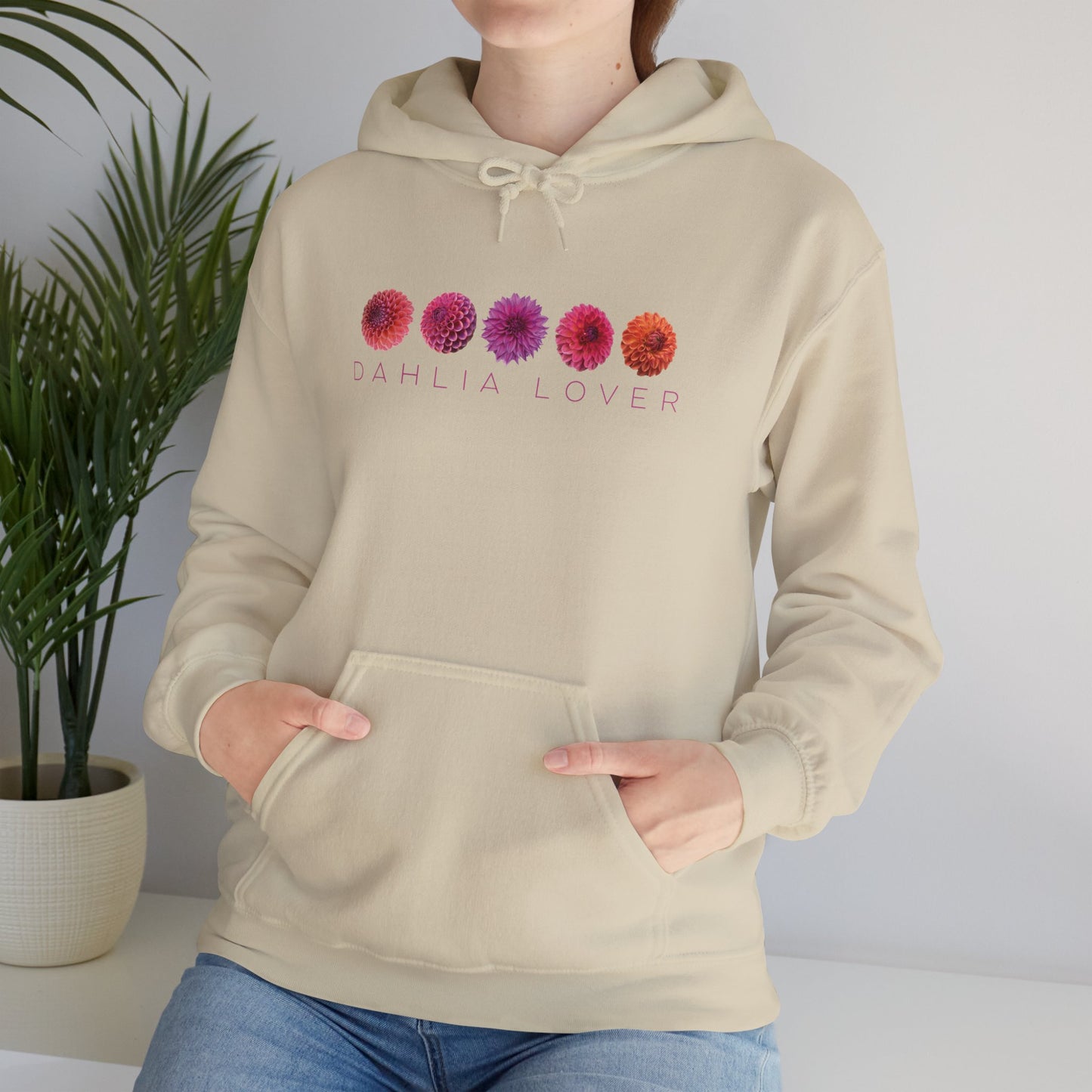 Dahlia Lover Hoodie - Cozy Unisex Sweatshirt for Flower Enthusiasts, Perfect Gift for Gardening Lovers, Spring Fashion, Blooms