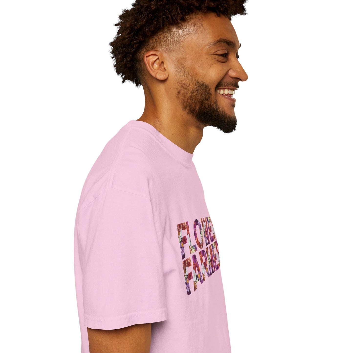 Dahlia Flower Farmer T-shirt, Unisex Garment-Dyed Tee