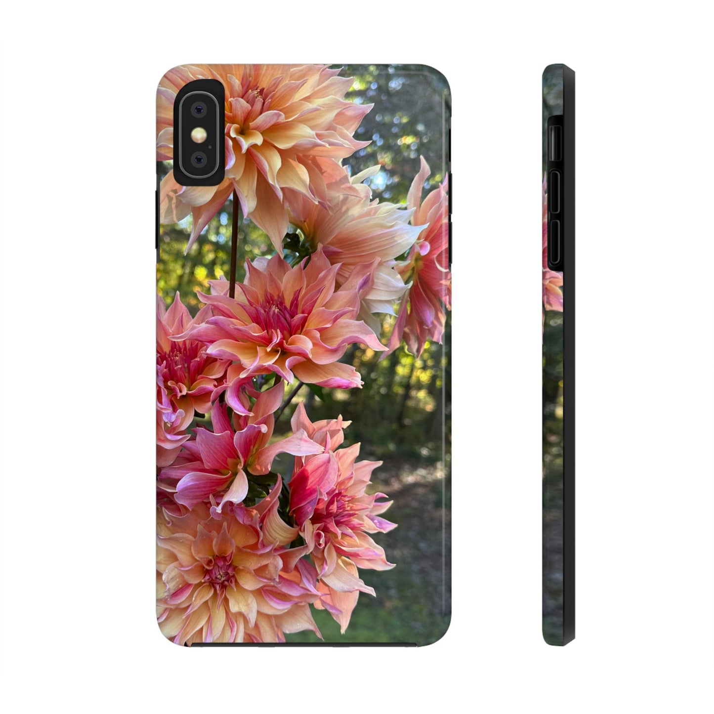 Floral Tough Phone Case - Durable Protection with Dahlia Design