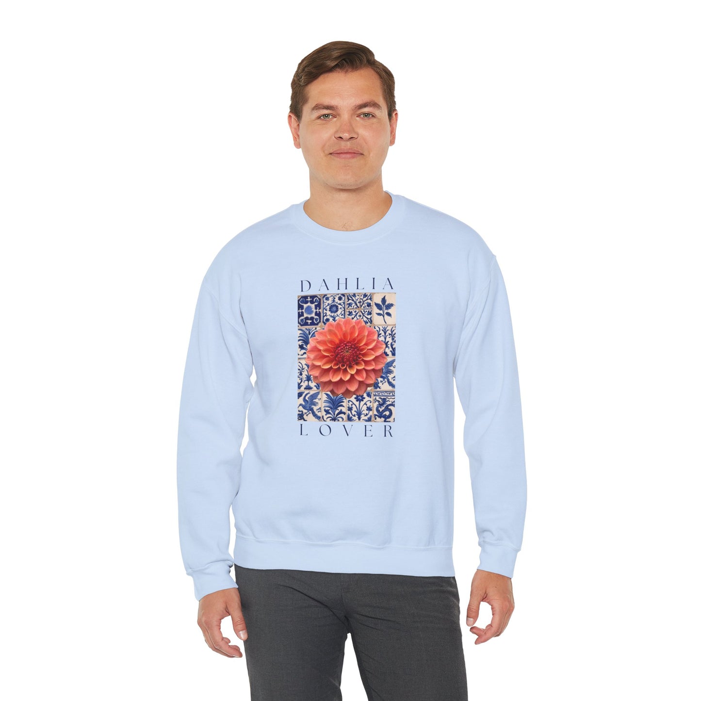 Dahlia Lover Sweatshirt, Floral Crewneck, Botanical Artwear