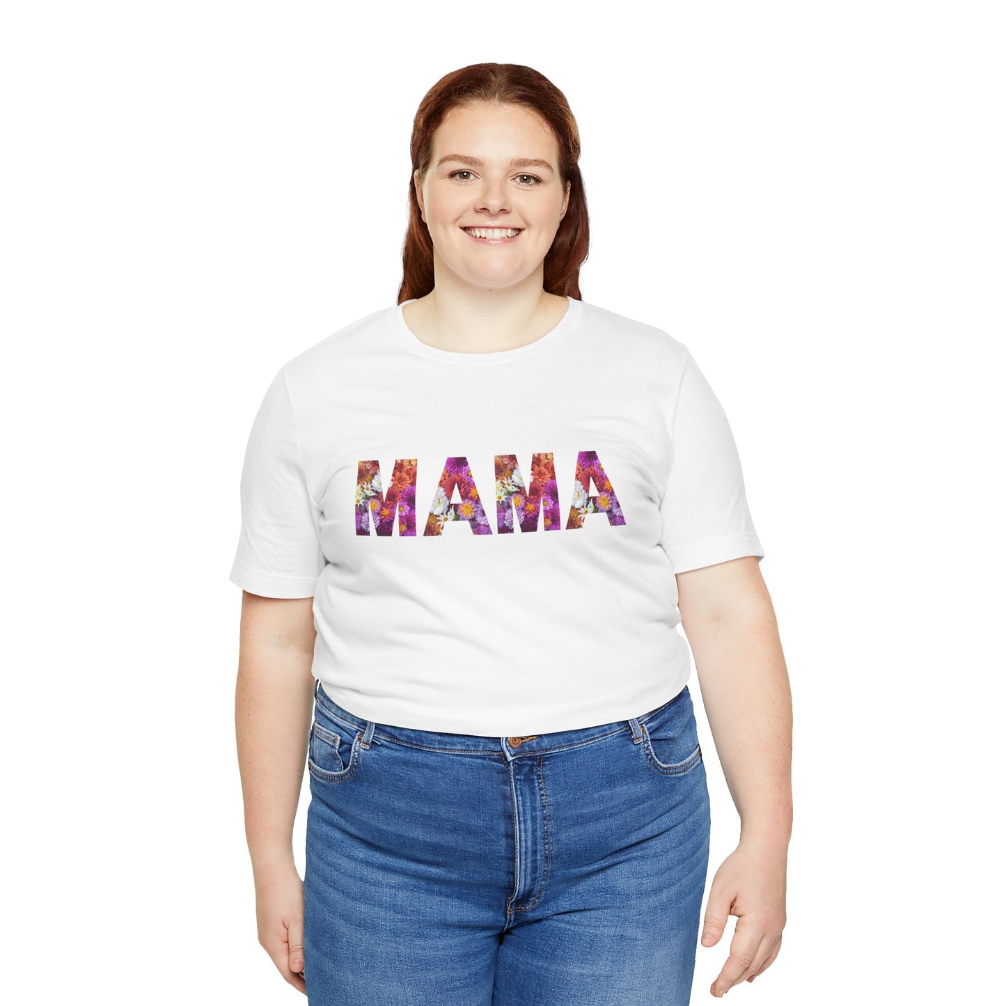 Floral Mama Tee - Perfect for Mother's Day, Gifts for Moms, Casual Wear, Baby Showers, Family Reunions