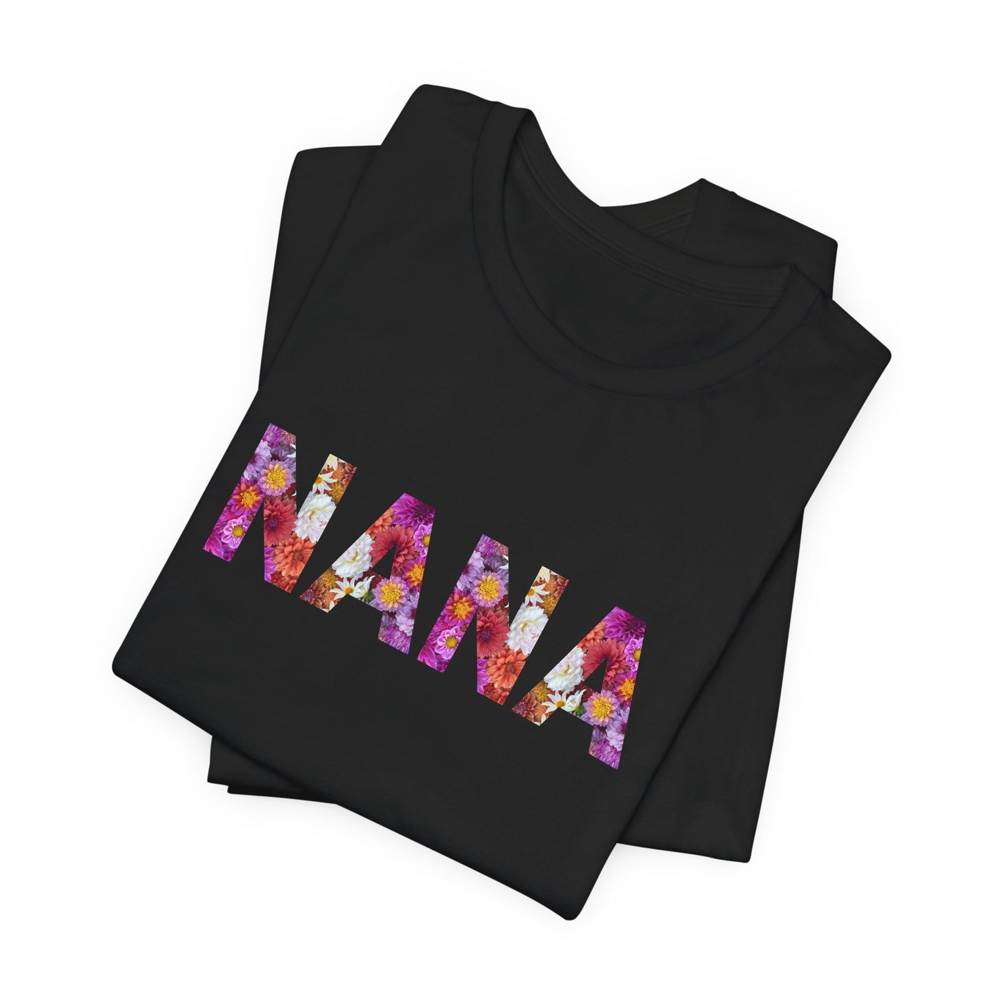 Floral Nana Tee - Perfect for Mother's Day, Gifts for Moms and Grandmas