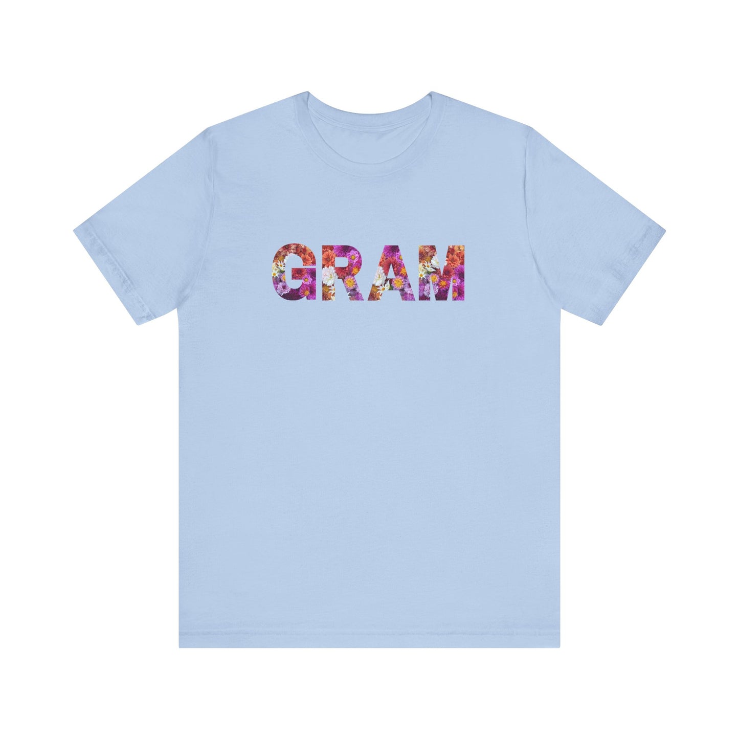 Floral Gram Tee - Perfect for Mother's Day, Gifts for Moms and Grandmas