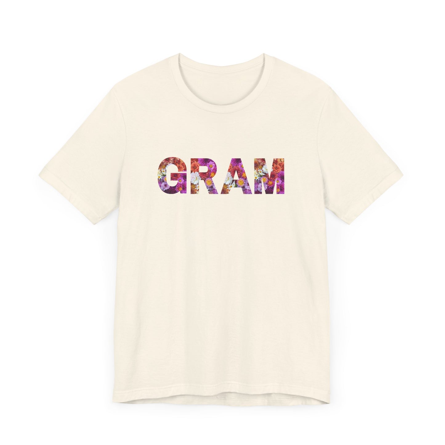 Floral Gram Tee - Perfect for Mother's Day, Gifts for Moms and Grandmas