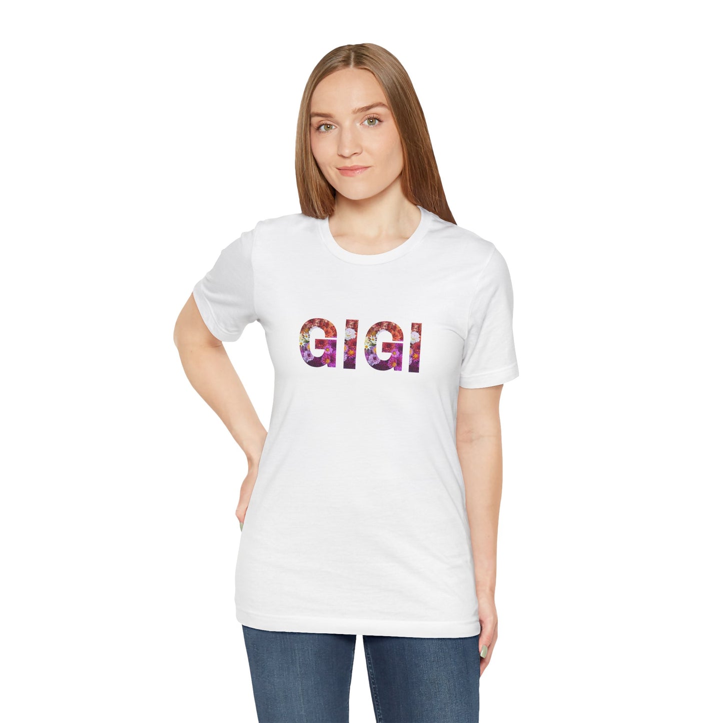 Floral Gigi Grandma Tee - Perfect for Mother's Day, Gifts for Moms and Grandmas