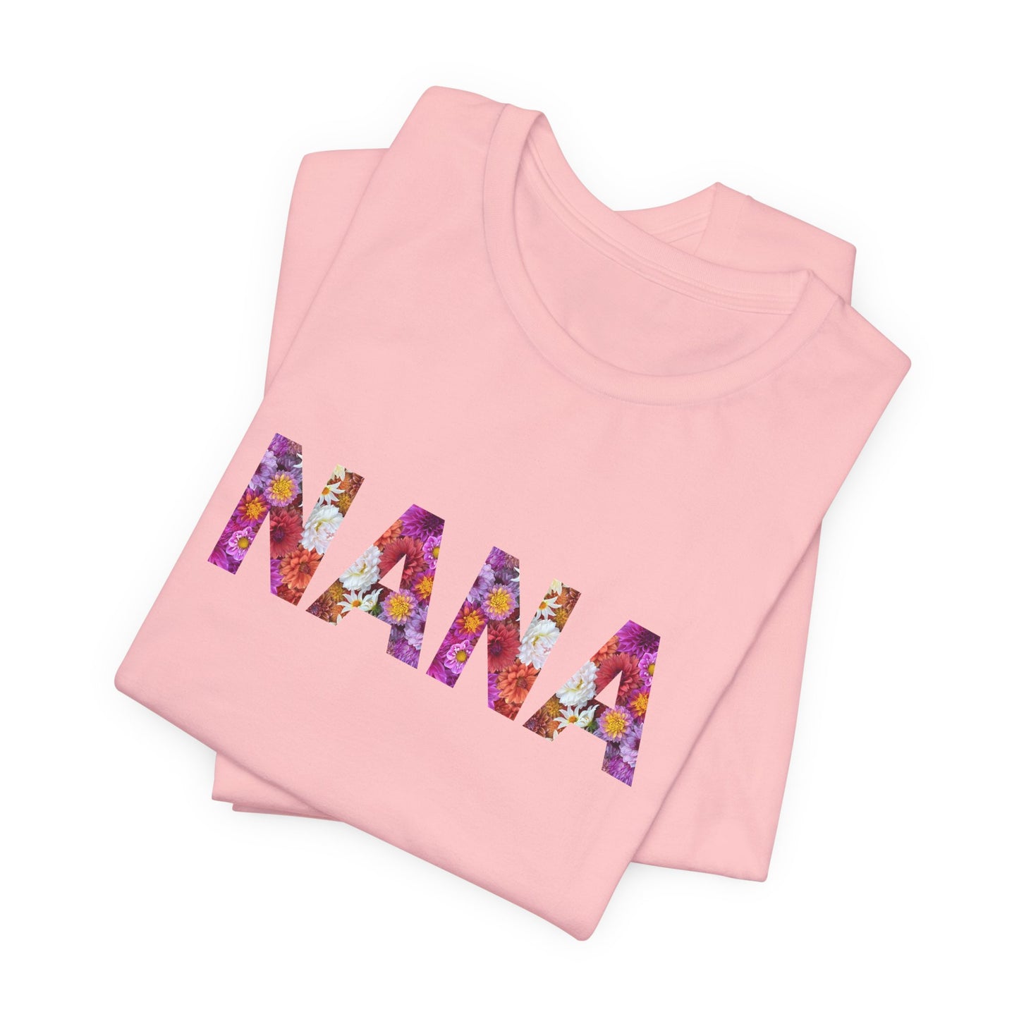 Floral Nana Tee - Perfect for Mother's Day, Gifts for Moms and Grandmas
