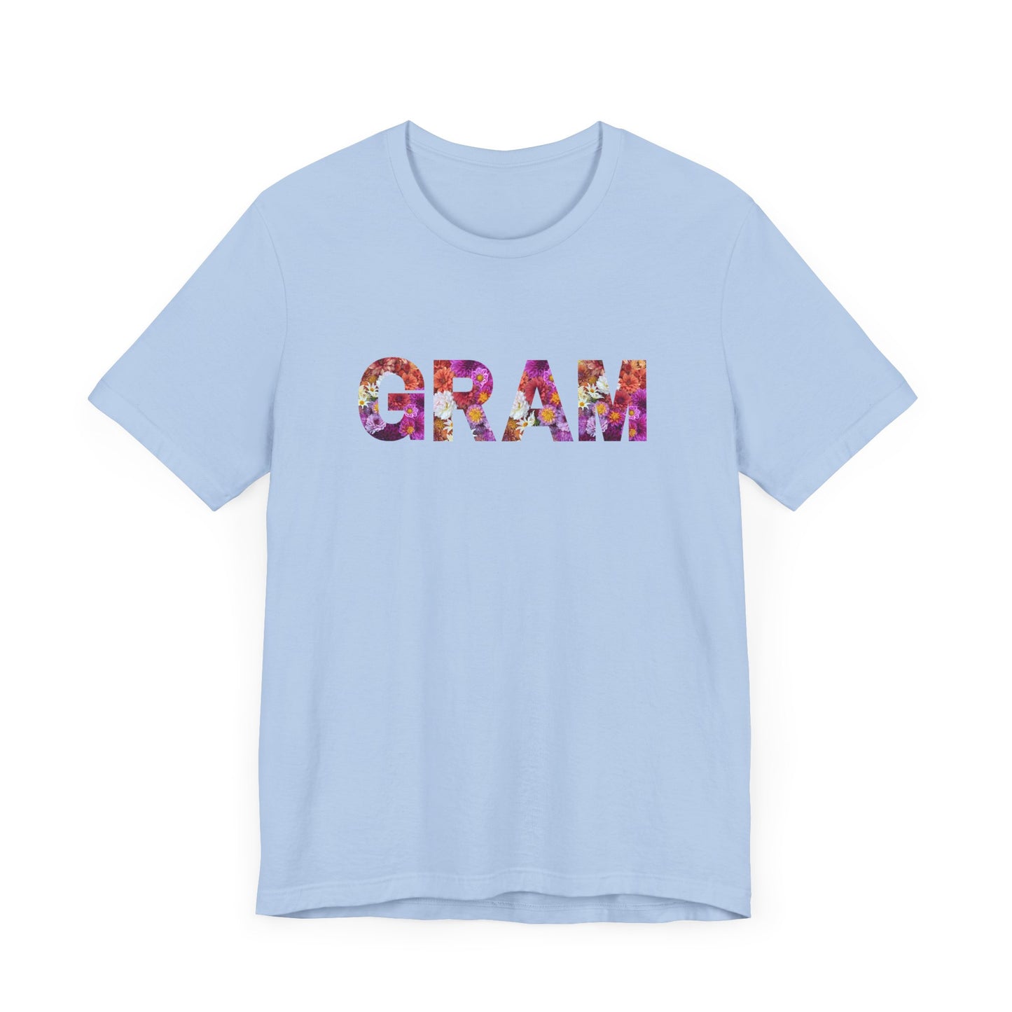 Floral Gram Tee - Perfect for Mother's Day, Gifts for Moms and Grandmas