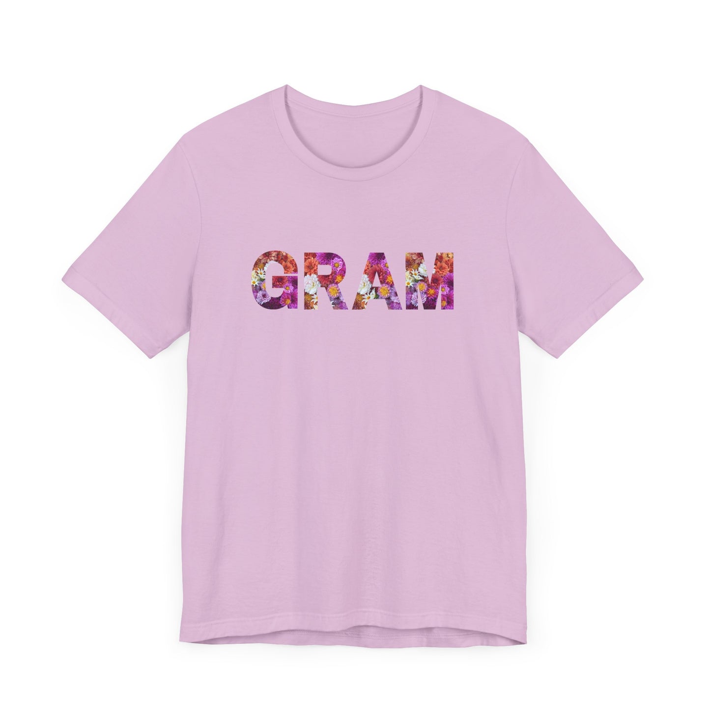 Floral Gram Tee - Perfect for Mother's Day, Gifts for Moms and Grandmas