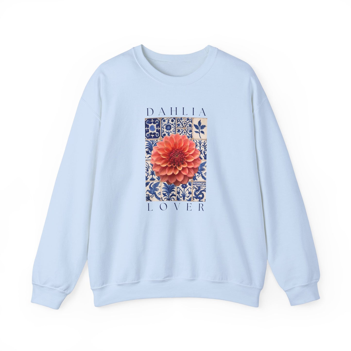 Dahlia Lover Sweatshirt, Floral Crewneck, Botanical Artwear