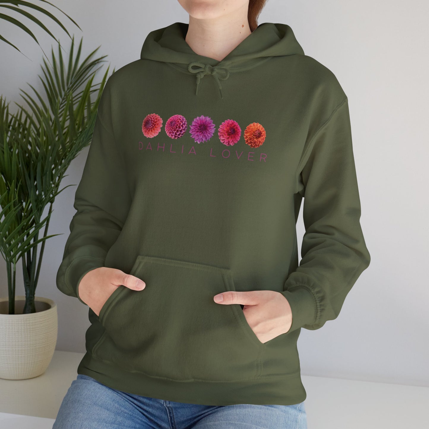 Dahlia Lover Hoodie - Cozy Unisex Sweatshirt for Flower Enthusiasts, Perfect Gift for Gardening Lovers, Spring Fashion, Blooms