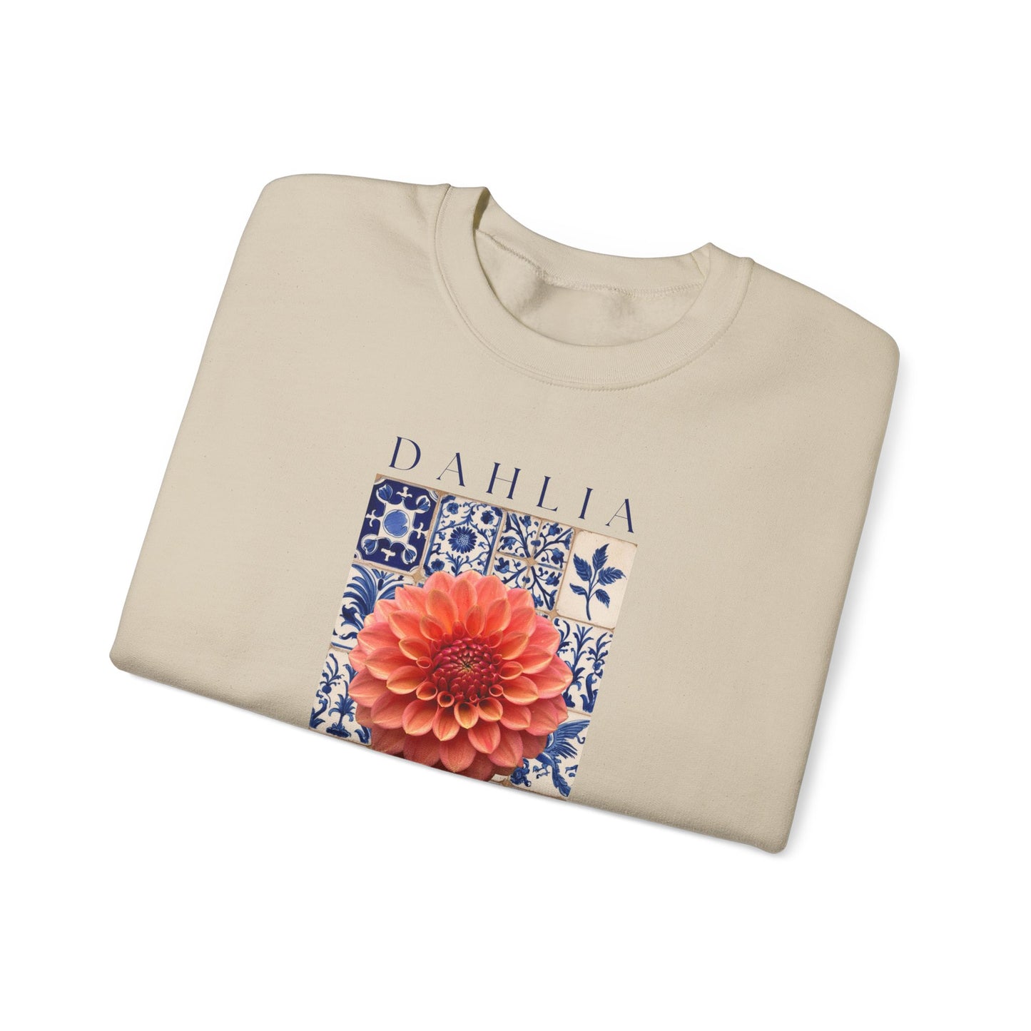 Dahlia Lover Sweatshirt, Floral Crewneck, Botanical Artwear
