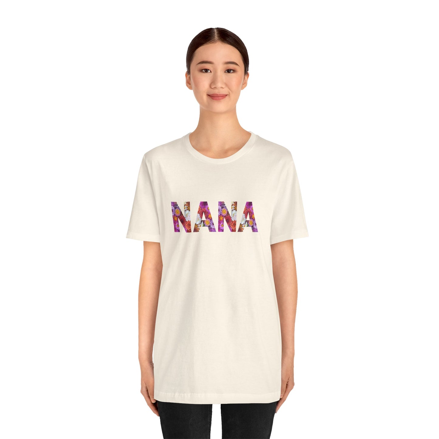 Floral Nana Tee - Perfect for Mother's Day, Gifts for Moms and Grandmas