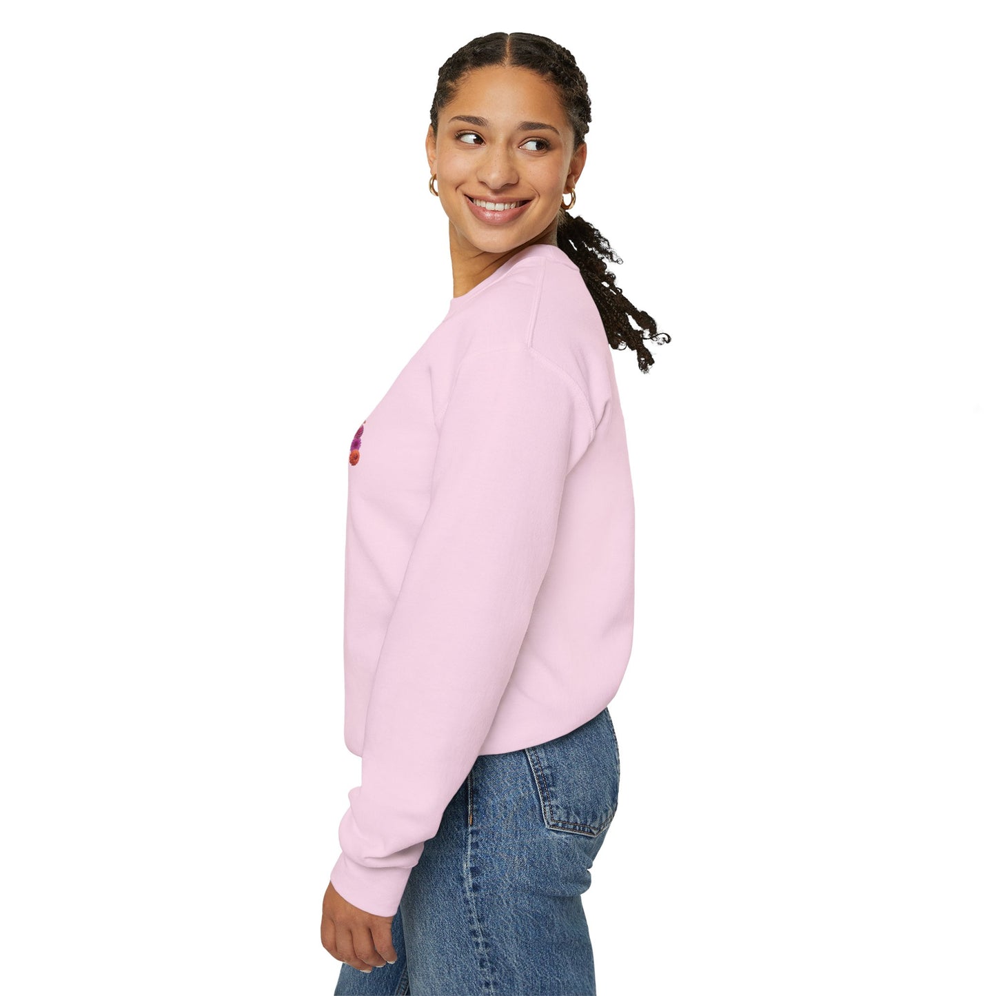 Dahlia Love Sweatshirt - Cozy Floral Crewneck for Spring, Perfect Gift for Flower Lovers, Everyday Casual Wear, Mother's Day, Birthday