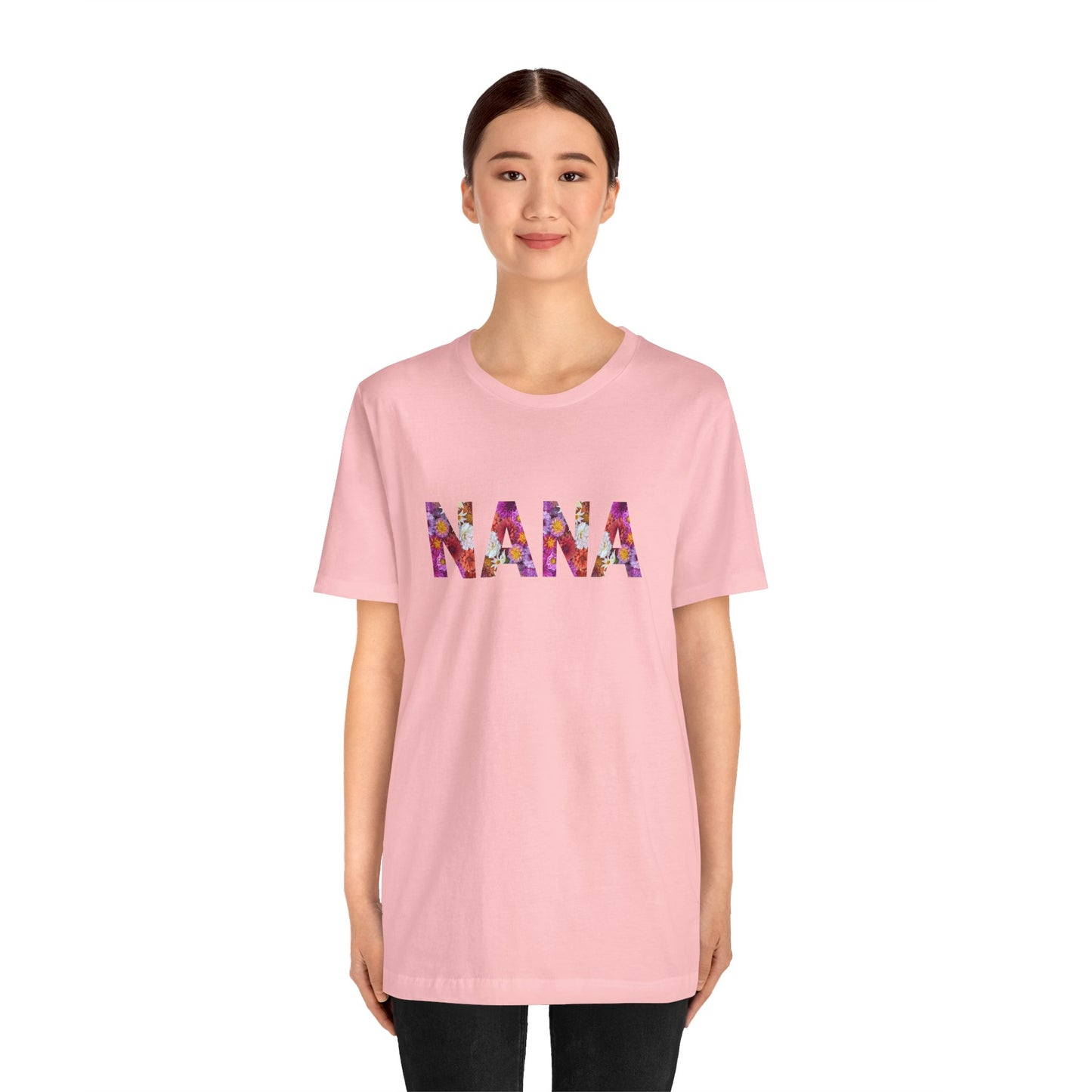 Floral Nana Tee - Perfect for Mother's Day, Gifts for Moms and Grandmas