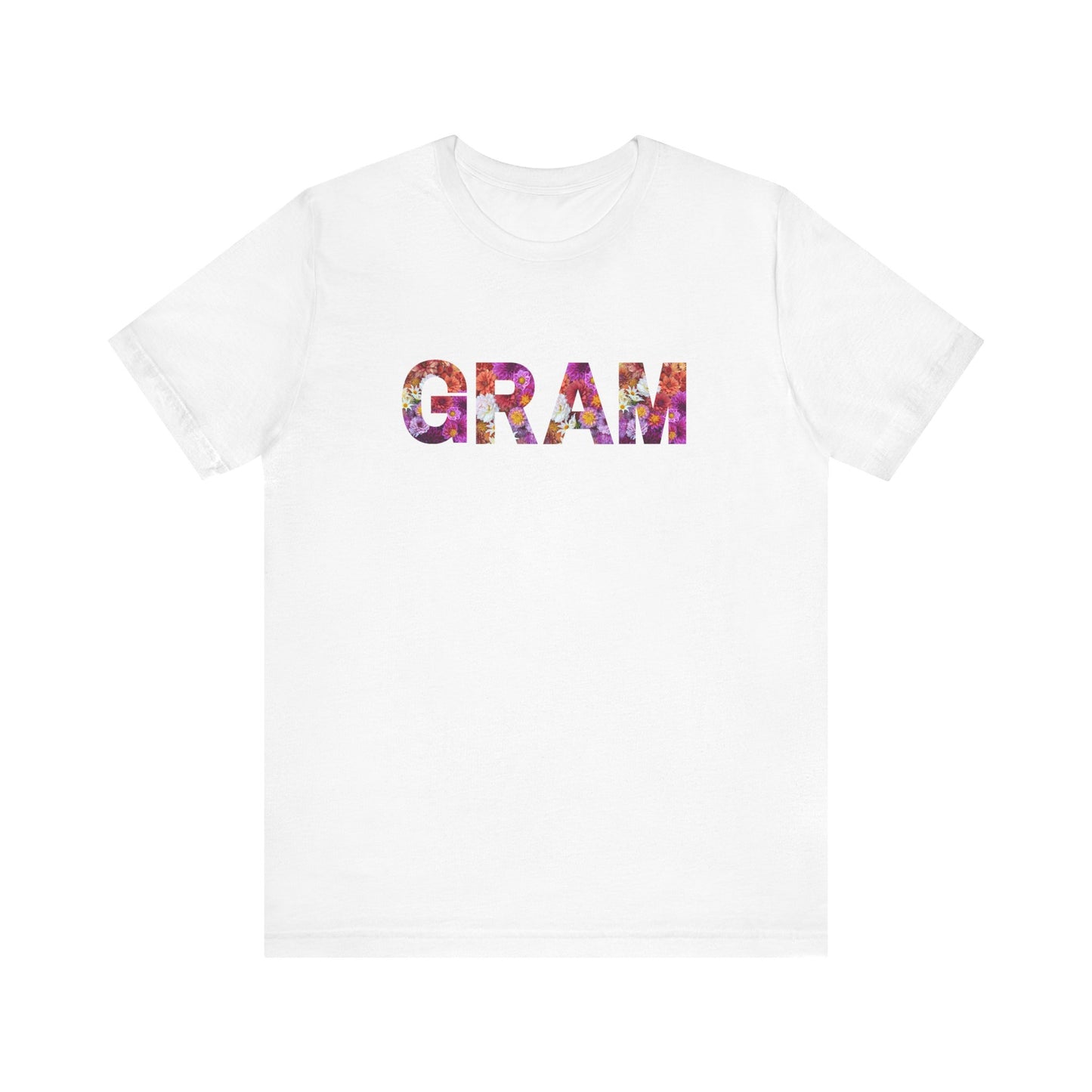 Floral Gram Tee - Perfect for Mother's Day, Gifts for Moms and Grandmas
