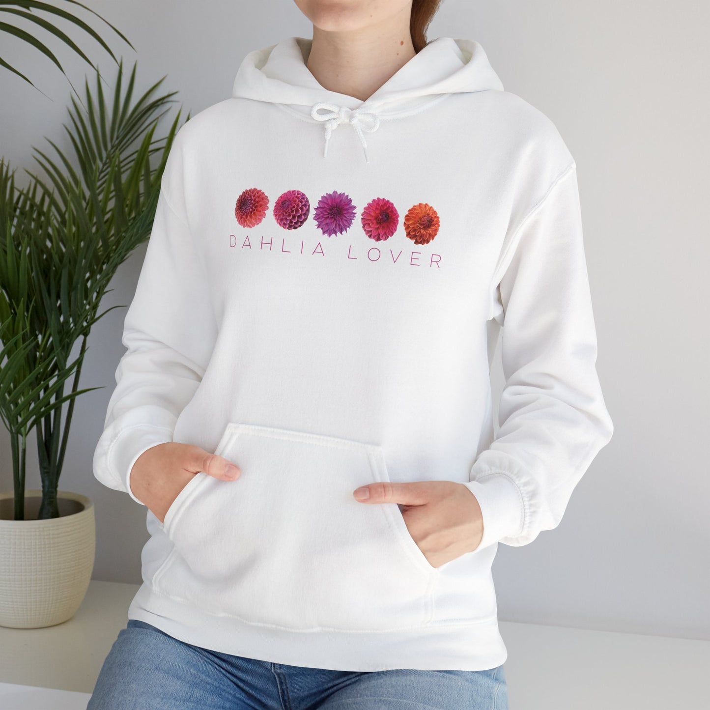 Dahlia Lover Hoodie - Cozy Unisex Sweatshirt for Flower Enthusiasts, Perfect Gift for Gardening Lovers, Spring Fashion, Blooms
