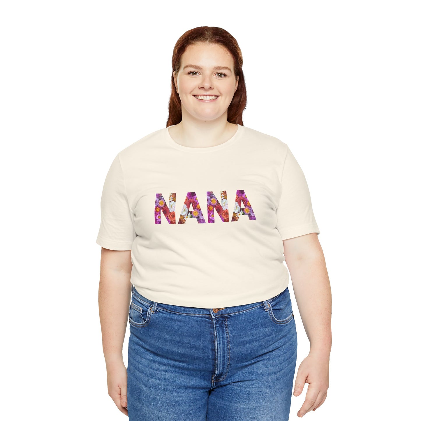 Floral Nana Tee - Perfect for Mother's Day, Gifts for Moms and Grandmas