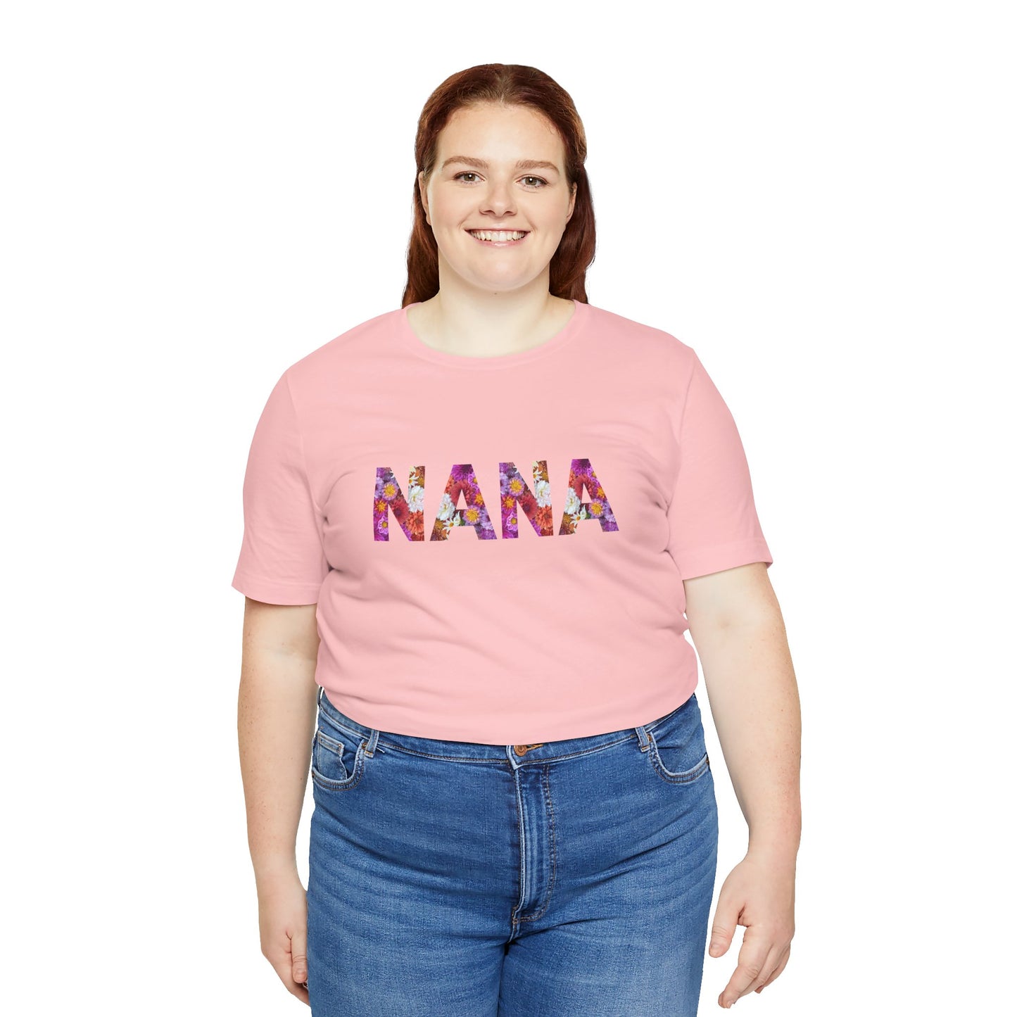 Floral Nana Tee - Perfect for Mother's Day, Gifts for Moms and Grandmas