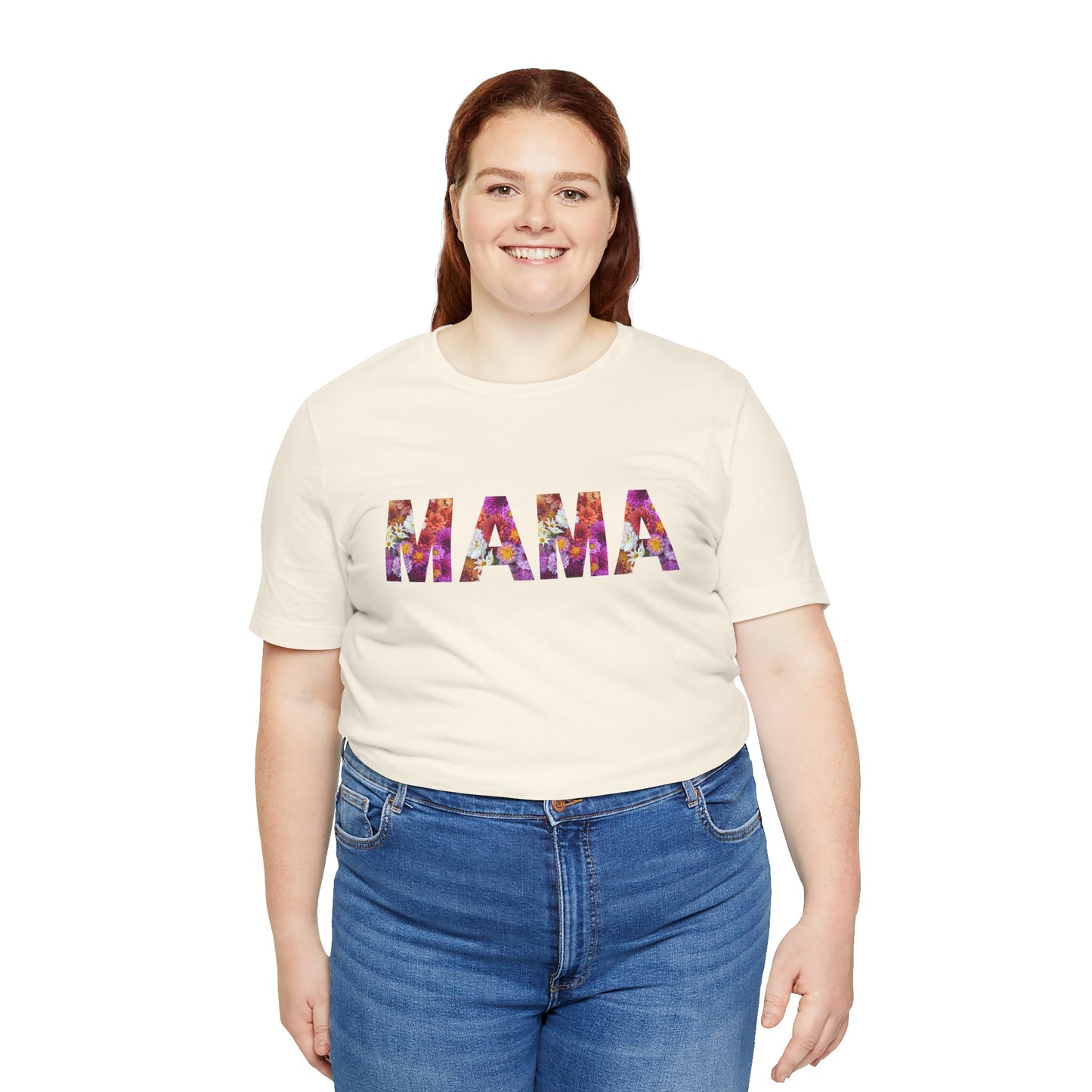 Floral Mama Tee - Perfect for Mother's Day, Gifts for Moms, Casual Wear, Baby Showers, Family Reunions