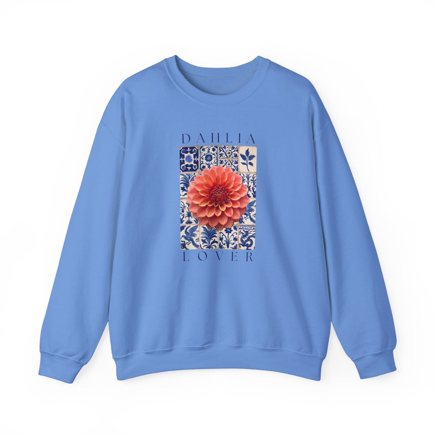 Dahlia Lover Sweatshirt, Floral Crewneck, Botanical Artwear