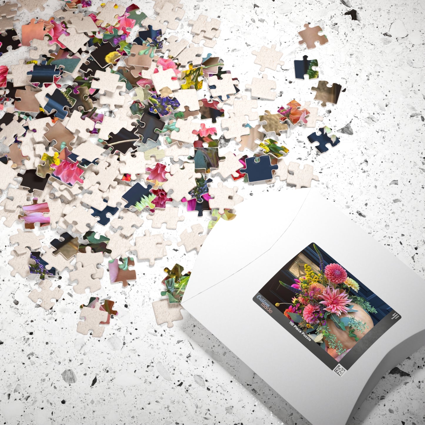 Dahlia Pumpkin Floral-themed Puzzle (110, 252, 520, 1014-piece) - Perfect for Relaxation and Family Bonding