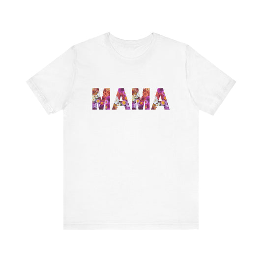Floral Mama Tee - Perfect for Mother's Day, Gifts for Moms, Casual Wear, Baby Showers, Family Reunions