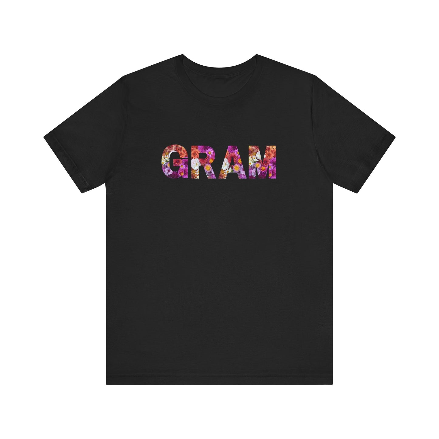 Floral Gram Tee - Perfect for Mother's Day, Gifts for Moms and Grandmas
