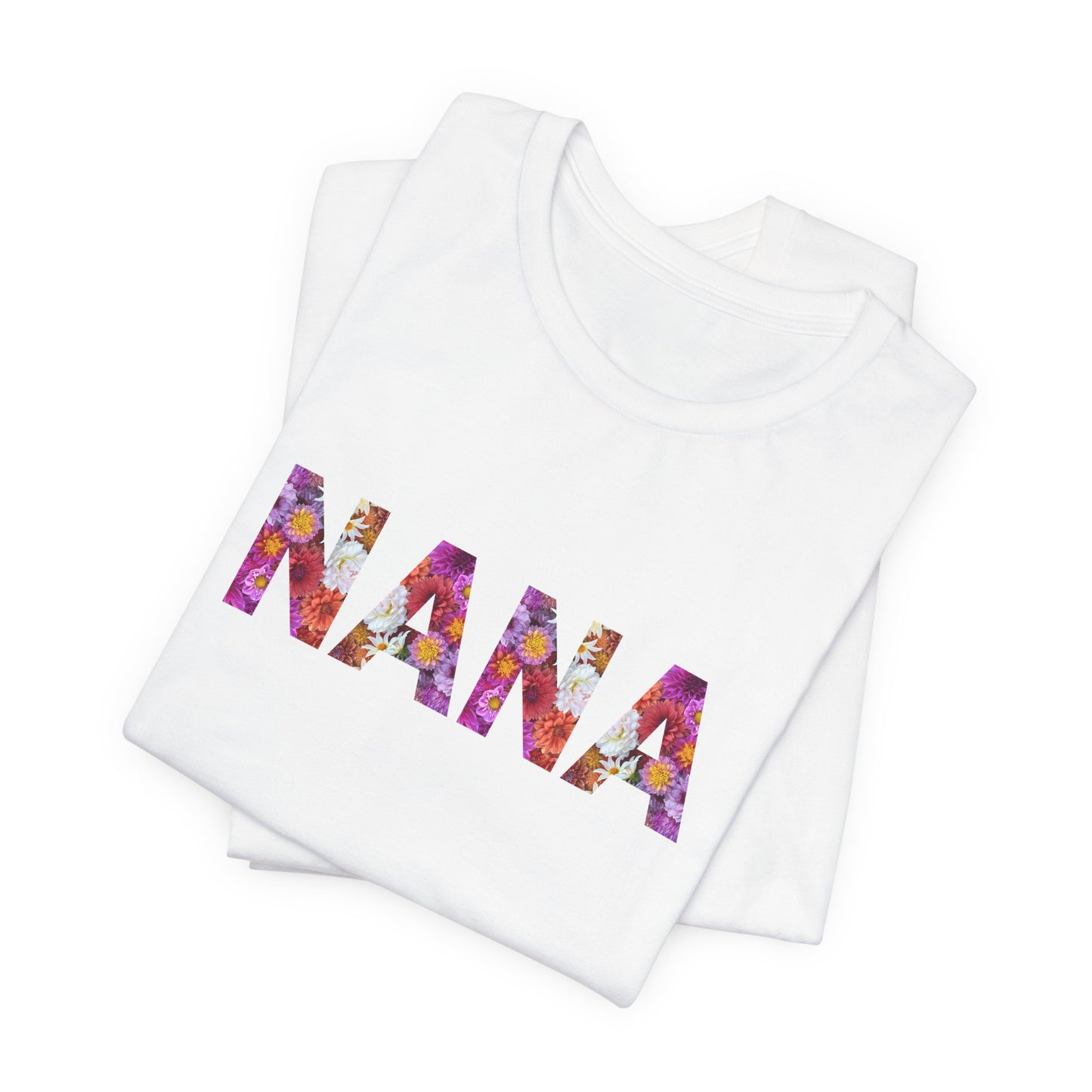 Floral Nana Tee - Perfect for Mother's Day, Gifts for Moms and Grandmas