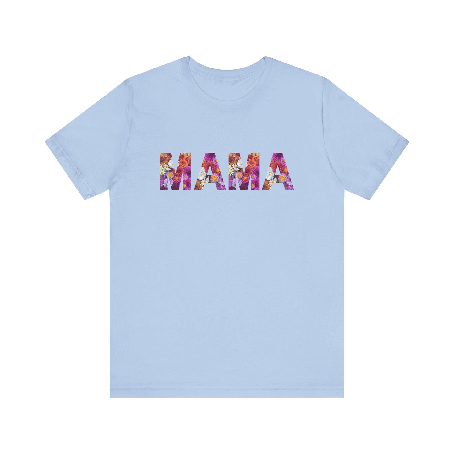 Floral Mama Tee - Perfect for Mother's Day, Gifts for Moms, Casual Wear, Baby Showers, Family Reunions