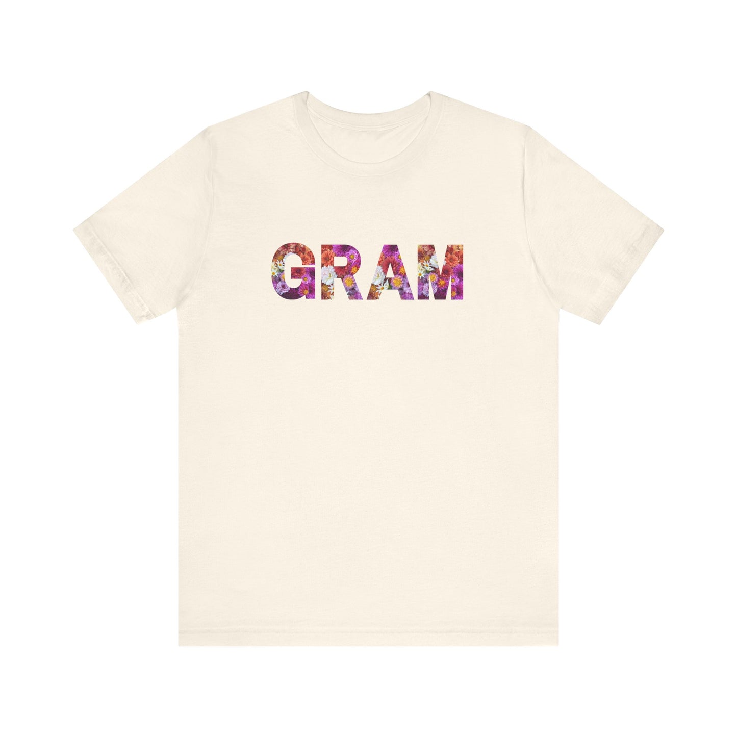 Floral Gram Tee - Perfect for Mother's Day, Gifts for Moms and Grandmas