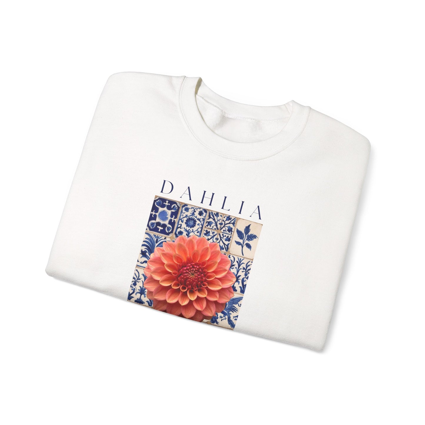 Dahlia Lover Sweatshirt, Floral Crewneck, Botanical Artwear