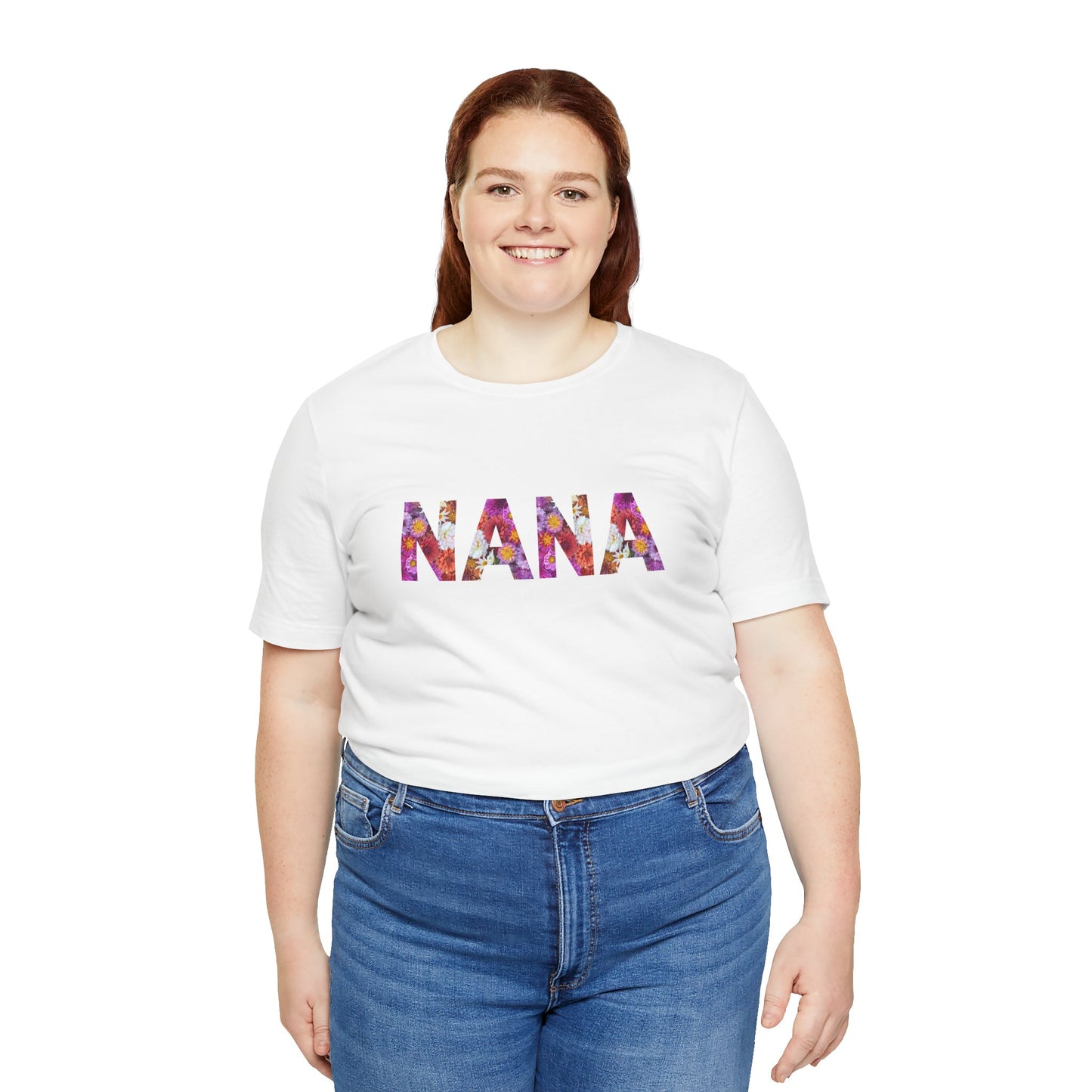 Floral Nana Tee - Perfect for Mother's Day, Gifts for Moms and Grandmas