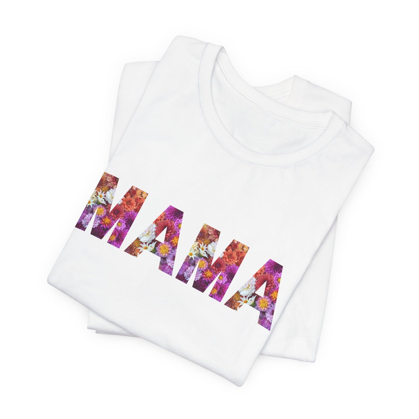 Floral Mama Tee - Perfect for Mother's Day, Gifts for Moms, Casual Wear, Baby Showers, Family Reunions