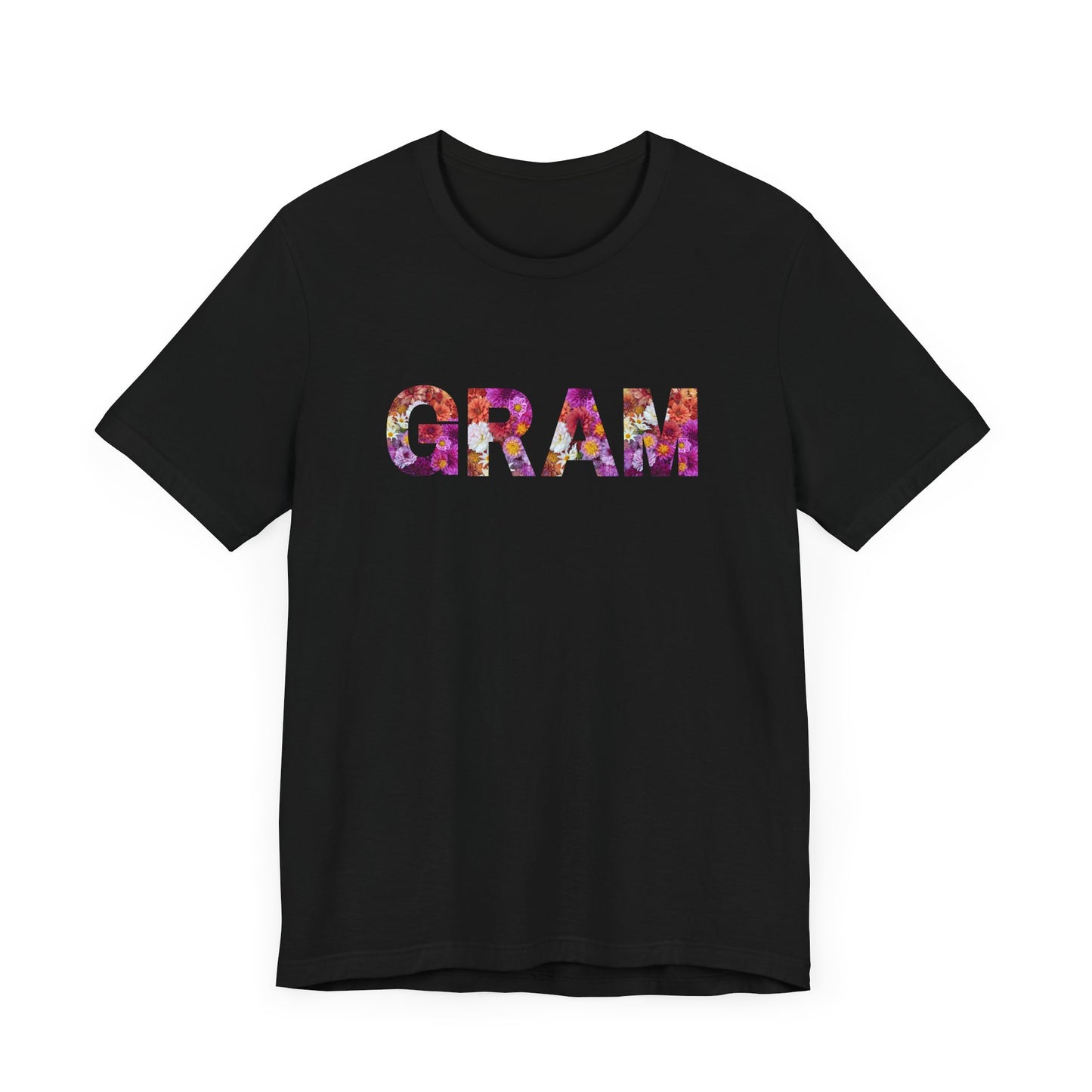 Floral Gram Tee - Perfect for Mother's Day, Gifts for Moms and Grandmas