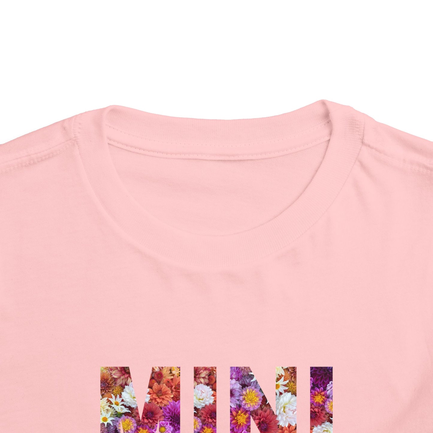 Floral Mini Toddler Tee, Cute Kids T-Shirt, Toddler Graphic Tee, Floral Short Sleeve Shirt, Spring Summer Kids Clothes