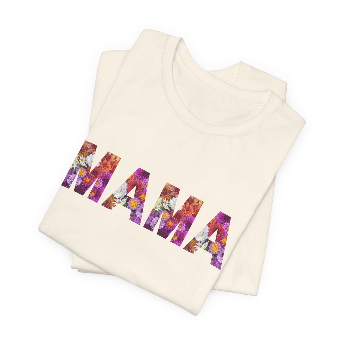Floral Mama Tee - Perfect for Mother's Day, Gifts for Moms, Casual Wear, Baby Showers, Family Reunions