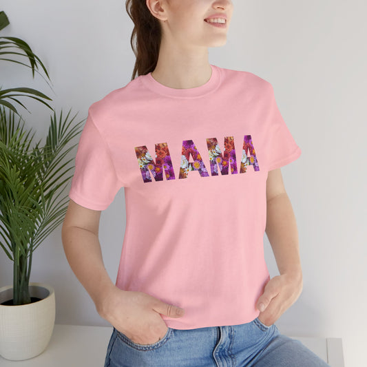 Floral Mama Tee - Perfect for Mother's Day, Gifts for Moms, Casual Wear, Baby Showers, Family Reunions