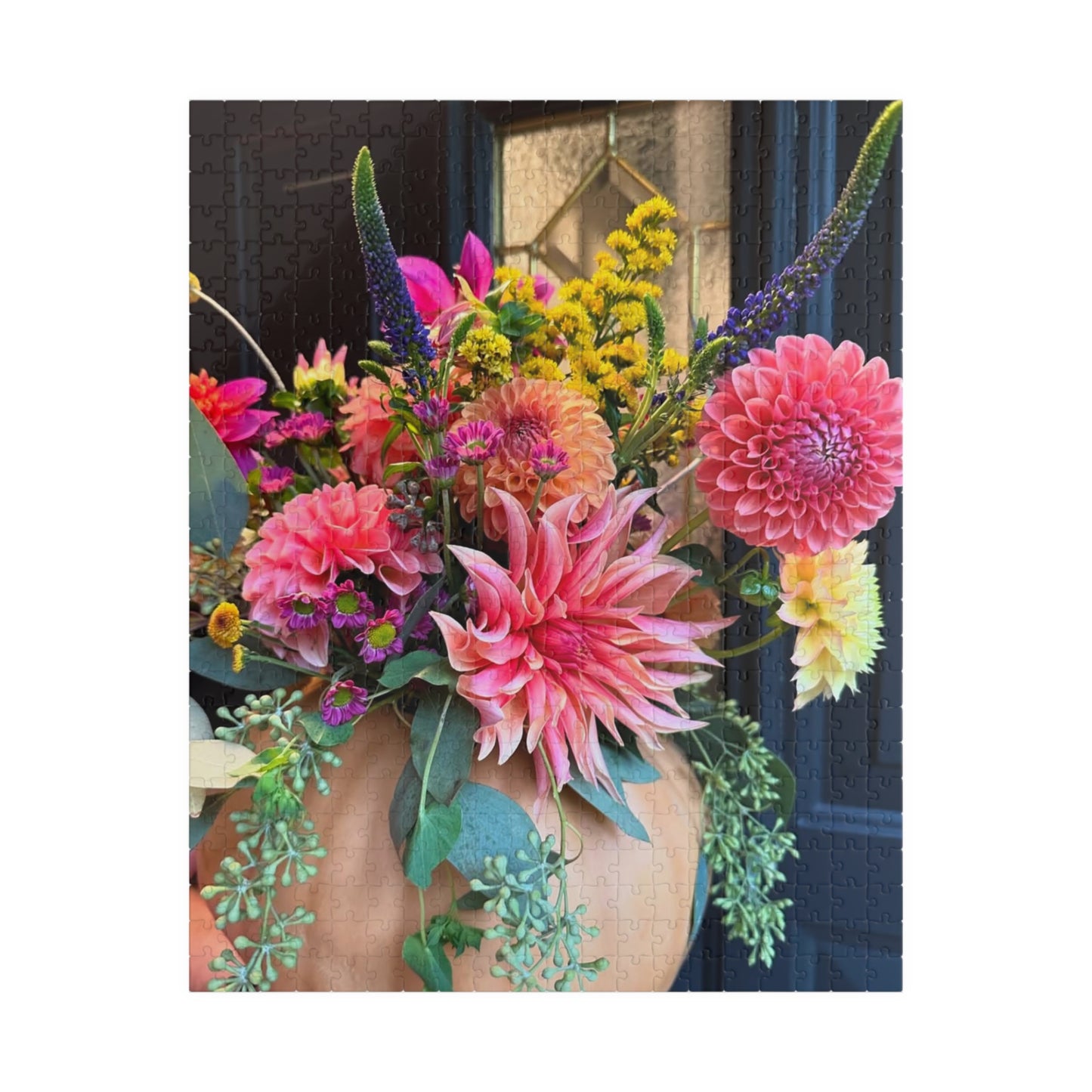 Dahlia Pumpkin Floral-themed Puzzle (110, 252, 520, 1014-piece) - Perfect for Relaxation and Family Bonding