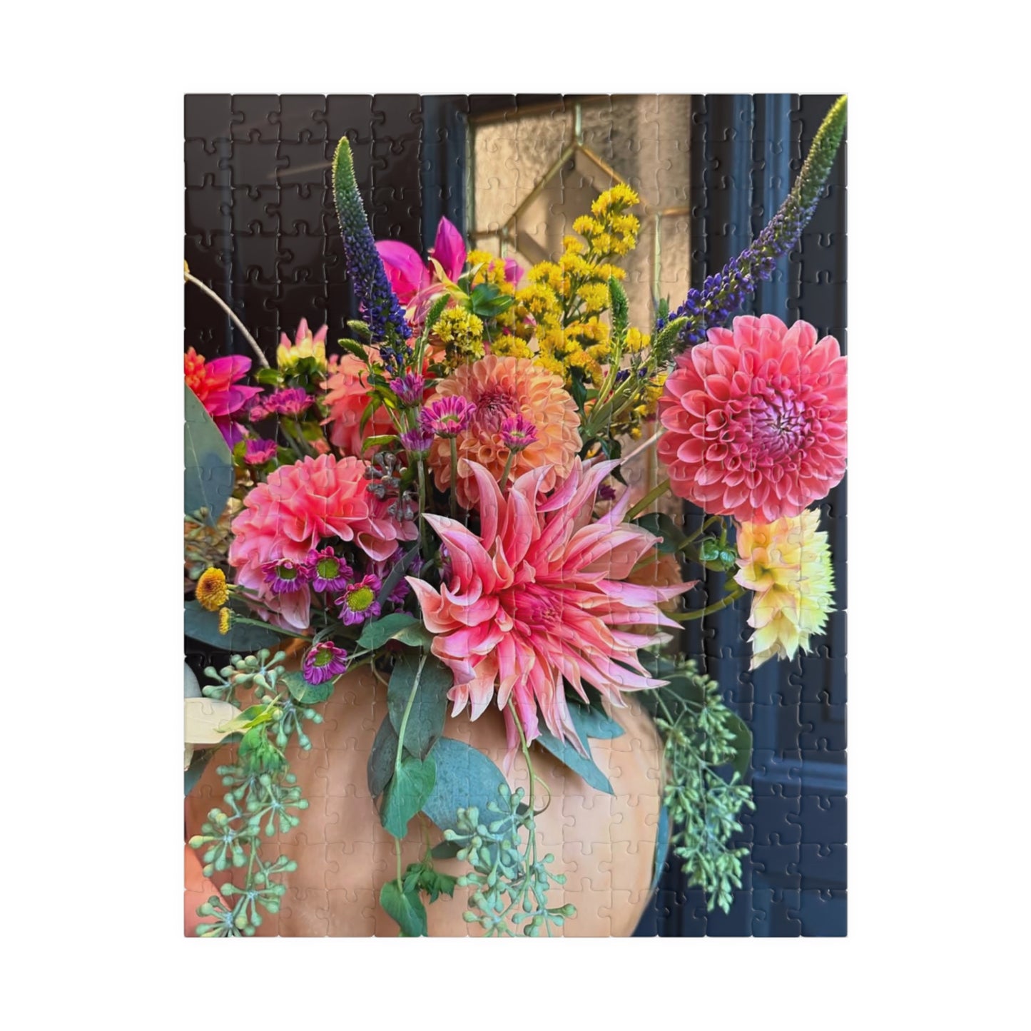 Dahlia Pumpkin Floral-themed Puzzle (110, 252, 520, 1014-piece) - Perfect for Relaxation and Family Bonding