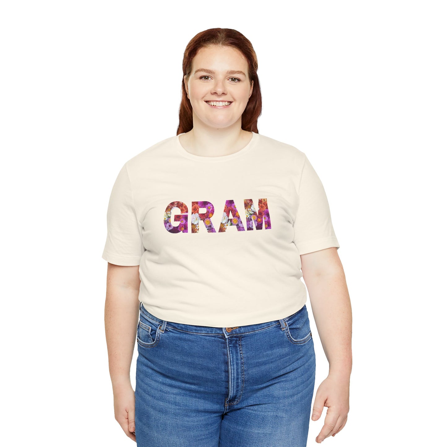 Floral Gram Tee - Perfect for Mother's Day, Gifts for Moms and Grandmas