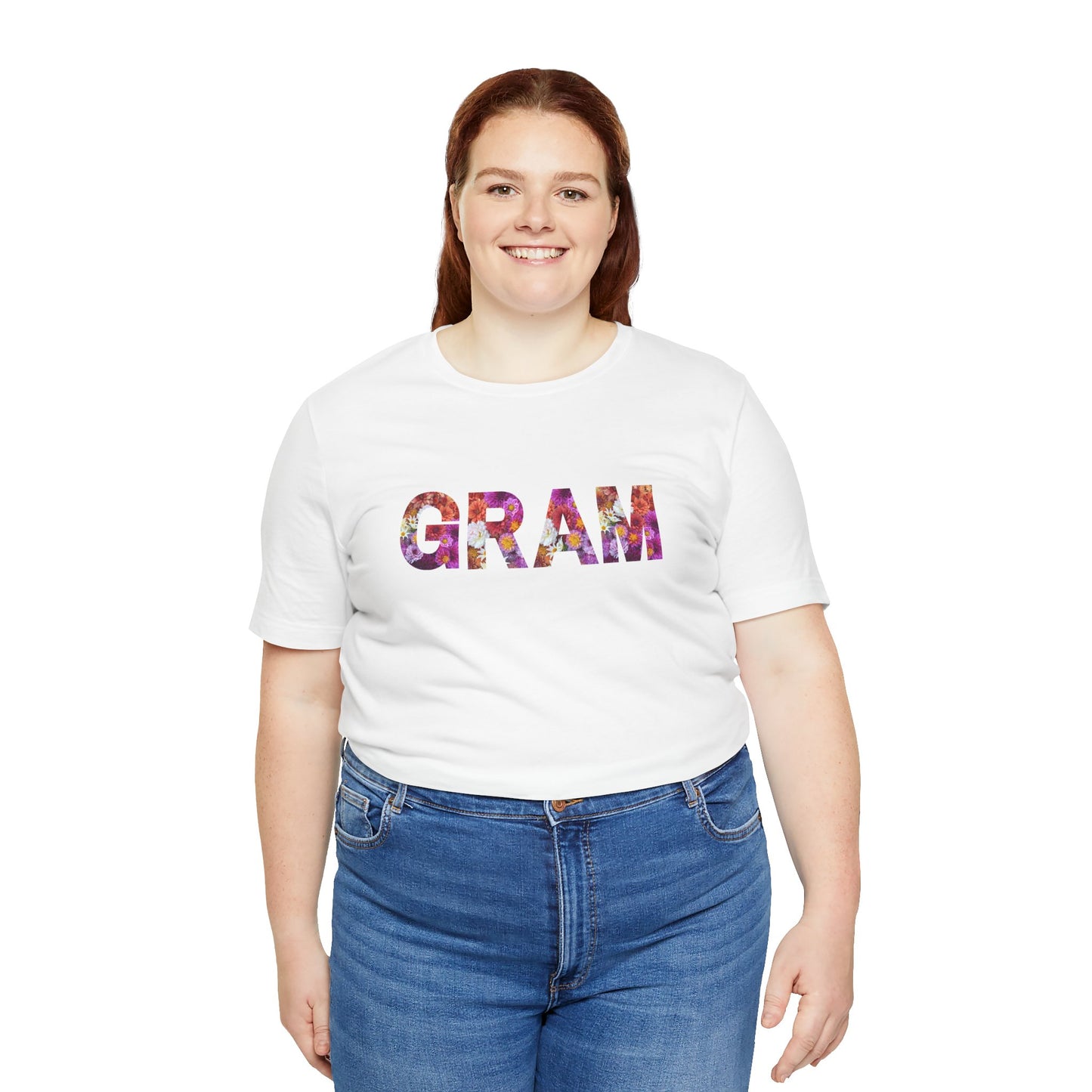 Floral Gram Tee - Perfect for Mother's Day, Gifts for Moms and Grandmas