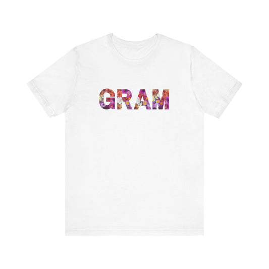 Floral Gram Tee - Perfect for Mother's Day, Gifts for Moms and Grandmas