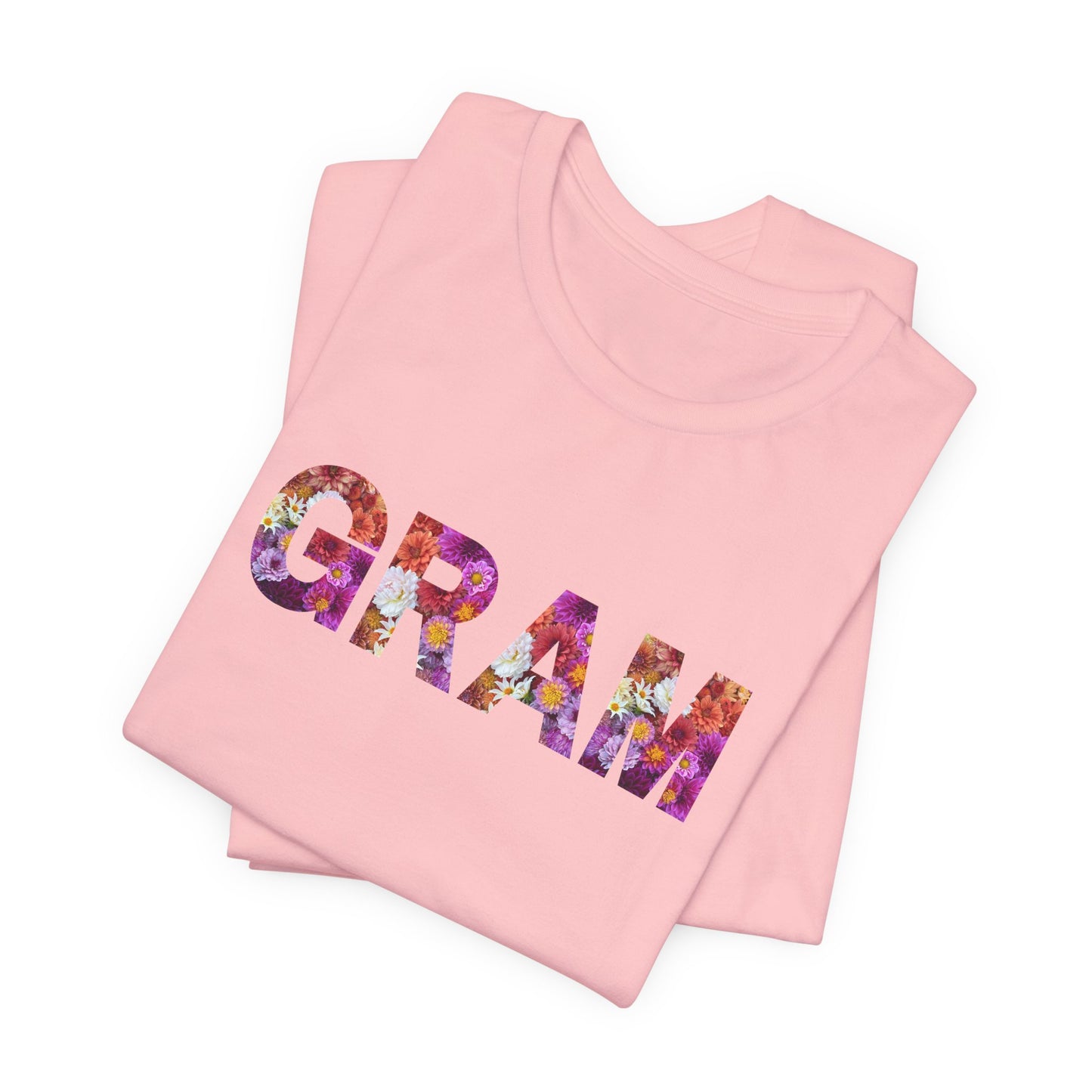 Floral Gram Tee - Perfect for Mother's Day, Gifts for Moms and Grandmas